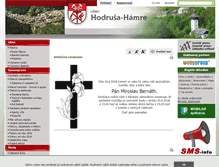 Tablet Screenshot of hodrusa-hamre.sk